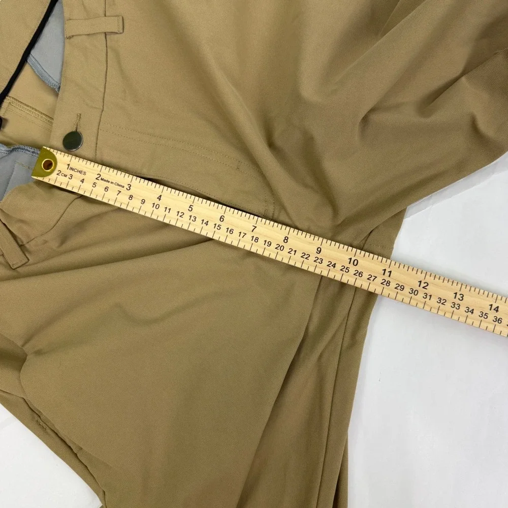 WRST‎ ATHLETIC Mens Tan Khaki Golf Casual Pants Chinos Trousers W32 L34